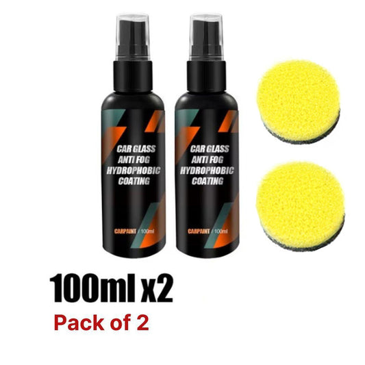 Anti-Fog Hydrophobic Coating Spay 100ML (Pack of 2)