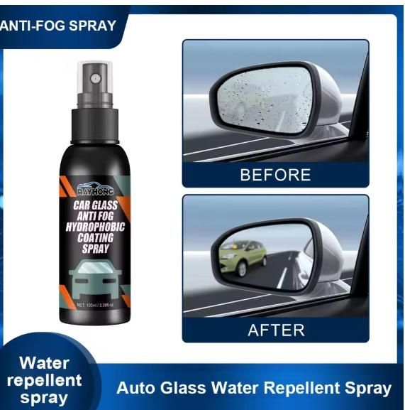 Anti-Fog Hydrophobic Coating Spay 100ML (Pack of 2)